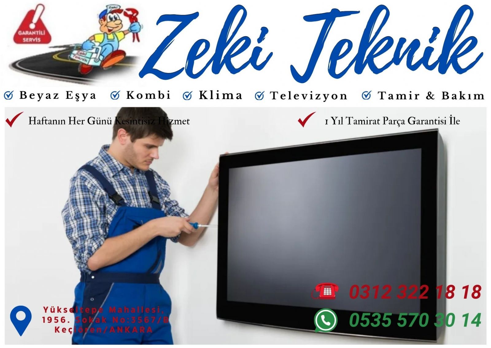 Yükseltepe Televizyon Tamircisi